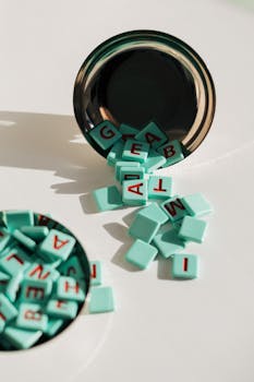 gaming table closeup