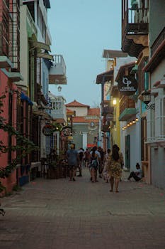 Shopping mall interior