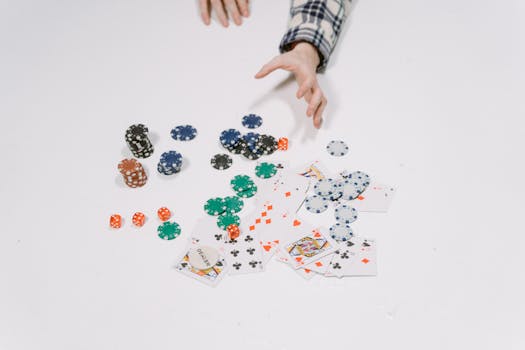 casino interior neon lights