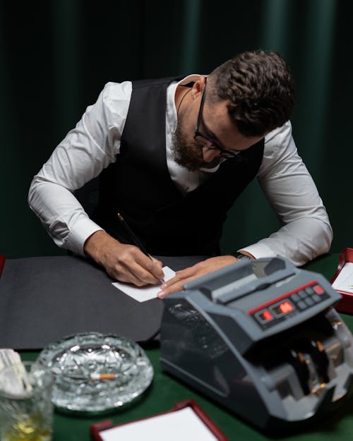 two players at table