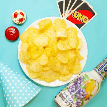 gambling chips closeup