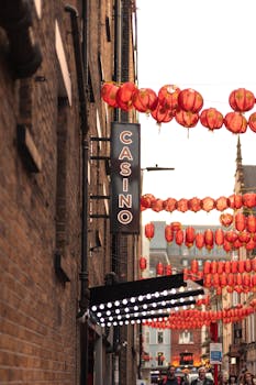 Luxurious casino interior